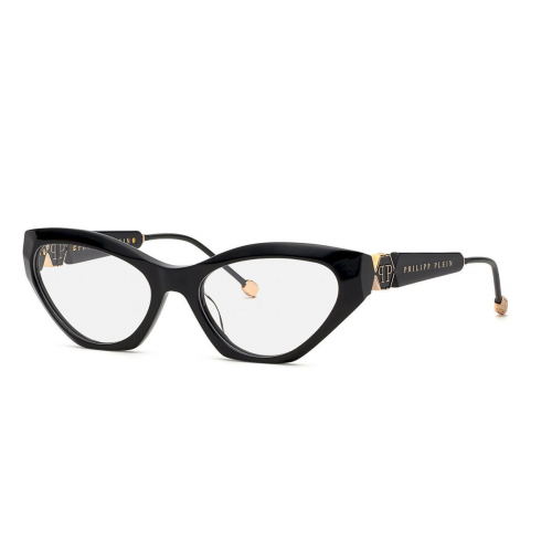 Brille  Philipp plein Vpp069s plein queen col. 0700 Damen Cat eye Schwarz