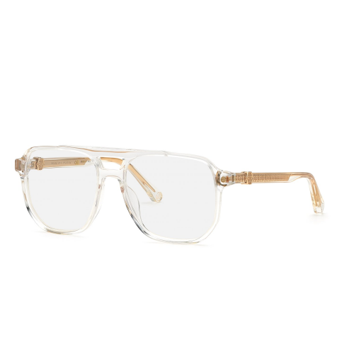 Brille  Philipp plein Vpp084m plein stud col. 075g Uomo Squadrata Trasparente