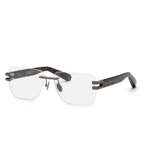 Brille  Philipp plein Vpp086m plein pleasure col. 0568 Uomo Squadrata Grigio