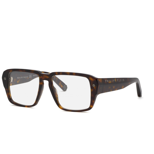 Brille  Philipp plein Vpp081 plein hexagon col. 0722 Herren Rechteckig Havana