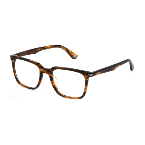 Brille  Police Vplg73 champ 2 col. 0836 Herren Rechteckig Braun