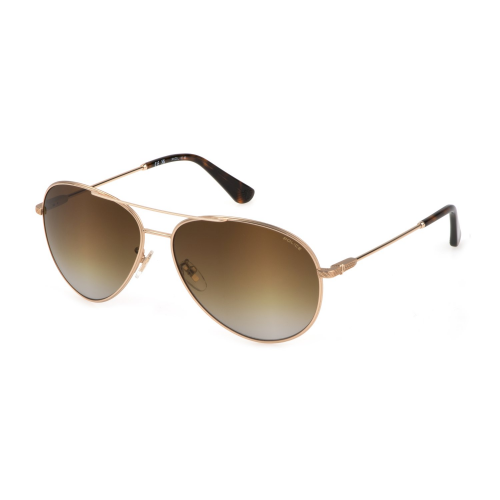 Sonnenbrillen  Police Spll11 octane 8 col. 0h34 Herren Pilot Gold