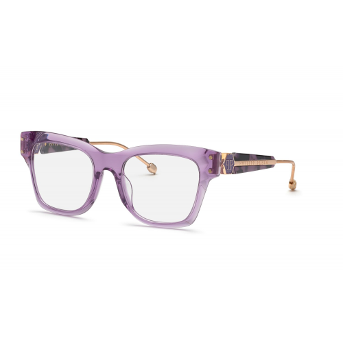 Brille  Philipp plein Vpp125s plein queen col. 06pf Donna Squadrata Lilla