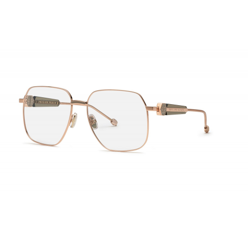 Brille  Philipp plein Vpp126s plein queen col. 02am Donna Squadrata Oro