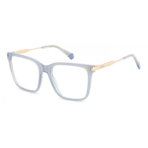 Brille  Polaroid Pld d528 col. mvu Unisex Squadrata Azzurro