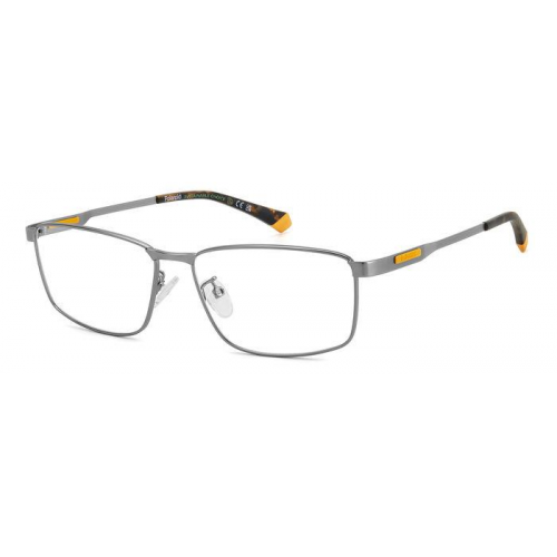 Brille  Polaroid Pld d534/g col. r81 Uomo Squadrata Rutenio