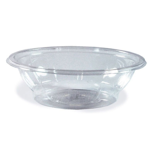 Salatschalen rund O 17,6 x 4,8 cm klar 500 ml (PET), 50 Stk.