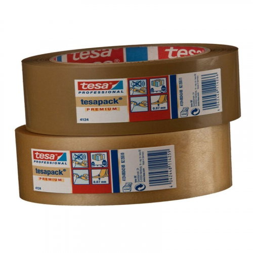 Klebeband tesapack 4124, TOP-PVC, 38mm x 66m, transparent