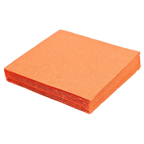 Servietten 33 x 33 cm 1/4 -Falz, 2-lagig orange, 250 Stk.