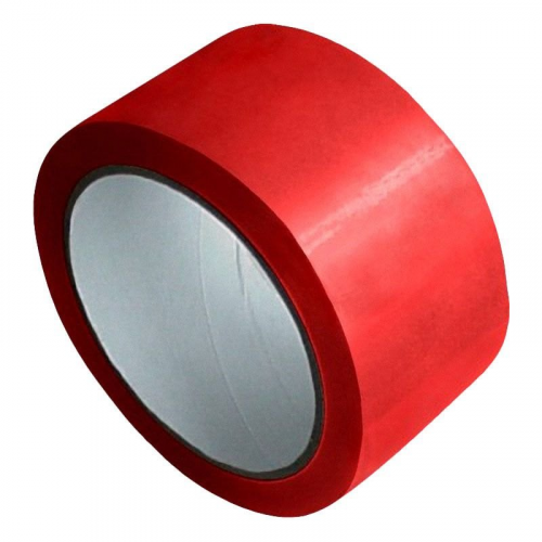 Packband Klebeband Markierungsband, PP, 48 mm x 66 m, rot