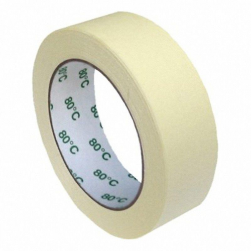 Kreppband Kreppklebeband Montageband PLUS, bis 80° C beige, 30mm x 50m