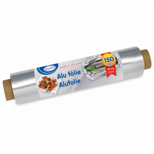 Alufolie extra stark, 29 cm x 150 m, 14 my einzeln verpackt