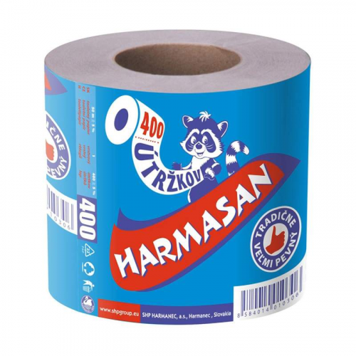 Toilettenpapier WC-Papier natur 1-lagig "Harmasan", 400 Blatt 50 m