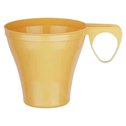 Premium Espressotasse Henkeltasse Kaffeetasse 8cl | 80ml beige PS, 40 Stk.