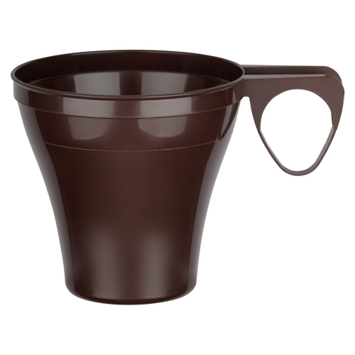 Premium Espressotasse Henkeltasse Kaffeetasse 8cl | 80ml braun PS, 40 Stk.