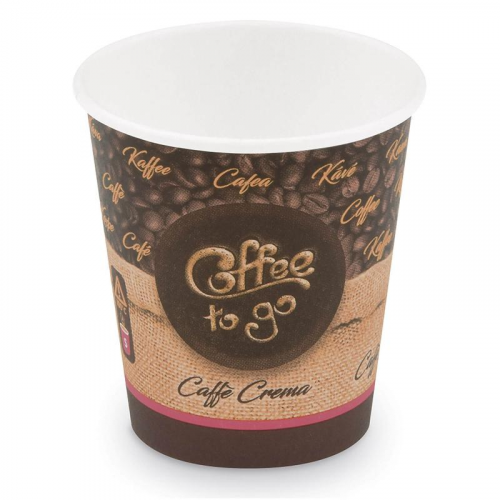 Kaffeebecher S 'Coffee To Go' Caffe Crema Americano Lungo 150ml 200ml 50 Stk.