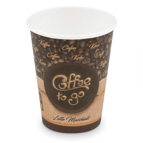 Kaffeebecher L 'Coffee To Go' Latte Macchiato, Melange 350ml 420ml,  50 Stk.