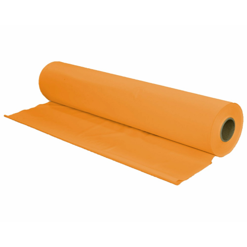 Tischtuch Tischdecke Biertischdecke LDPE orange perforiert auf Rolle 0,70 x 240m