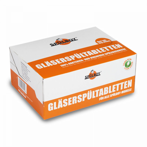 Gläserspültabletten 750g für Spülboy, 48 Tabletten = 192 Anwendungen