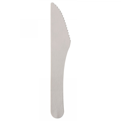 pure' Papiermesser Messer aus Papier 15,8 cm FSCR weiss, 100 Stk.