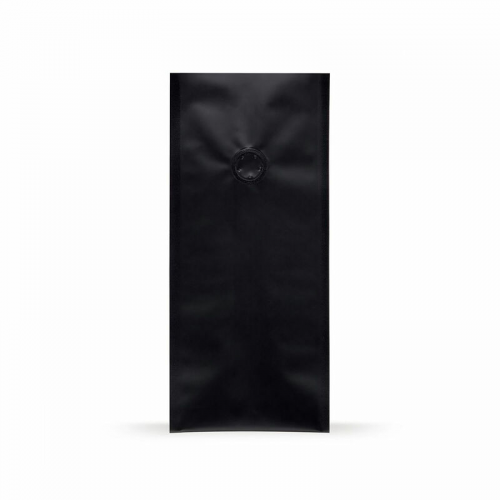 Quad Bags 120x90x290 mm mit Aromaschutzventil, 500g, schwarz, 1000 Stk.