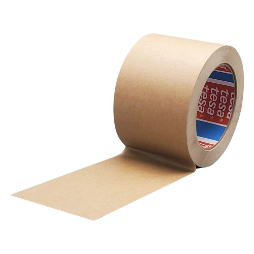 Papierklebeband tesapack 4713 mit Naturkautschukkleber  75mm x  50m, braun