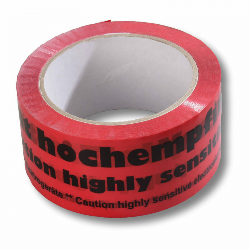 Warnklebeband "Vorsicht hochempfindliche elektrische Geräte" PP 50mm x 66m