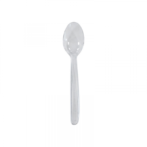 Eislöffel Kaffeelöffel Mehrweg spülmaschinengeeignet 13cm transparent,  50 Stk