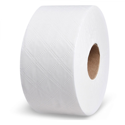 Toilettenpapier mit Perforation Tissue 2-lagig O18cm 100m Klopapier weiß 12 Stk.