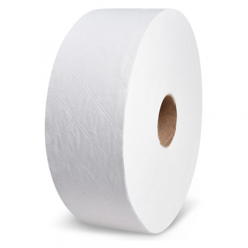 Toilettenpapier Tissue JUMBO 2-lagig O 23 cm weiß,  6 Stk.