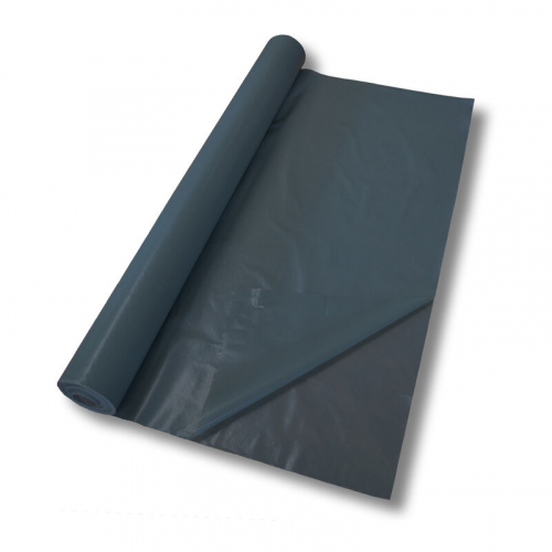 Abdeckfolie Baufolie, schwarz opak  2000mm, x 25m, 175my LDPE