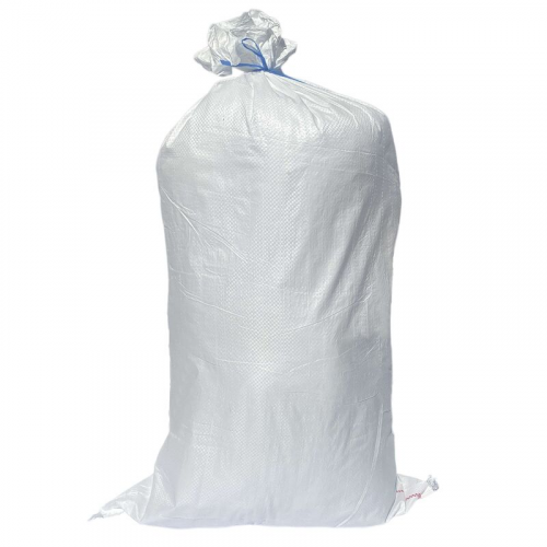 Schwerlastsack Gewebesack Laubsack Styroporsack Lagersack PP mit rotem Streifen 800 x 1800 mm 180g  WEISS