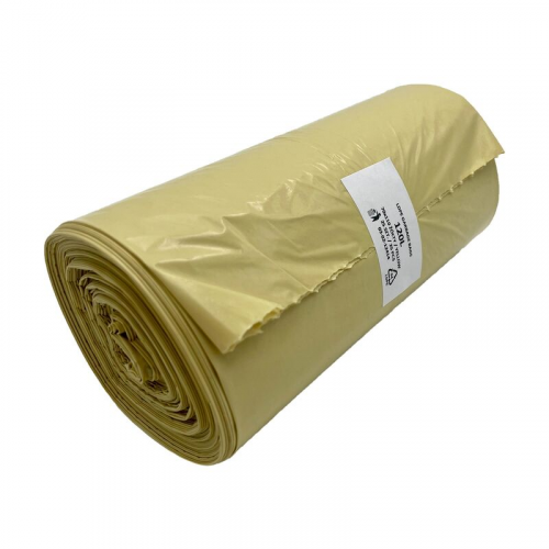 Müllsäcke 120 Liter 70 x 110 cm LDPE gelb 25 Stk.