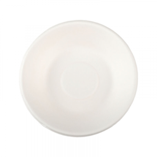 Schalen aus Bagasse, 450ml, naturweiß, rund O16cm, 50Stk.