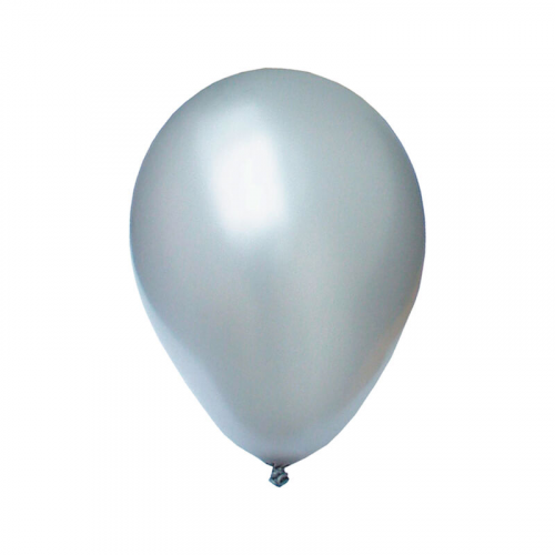 Luftballons "Perlmutt", silber, O30cm, 50 Stk.