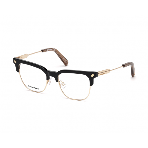 Brille  Dsquared2 Dq5243 col. a01 Unisex Rechteckig Schwarz