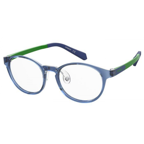 Brille  Polaroid Pld d822 col. rnb Kinder Runden Blau