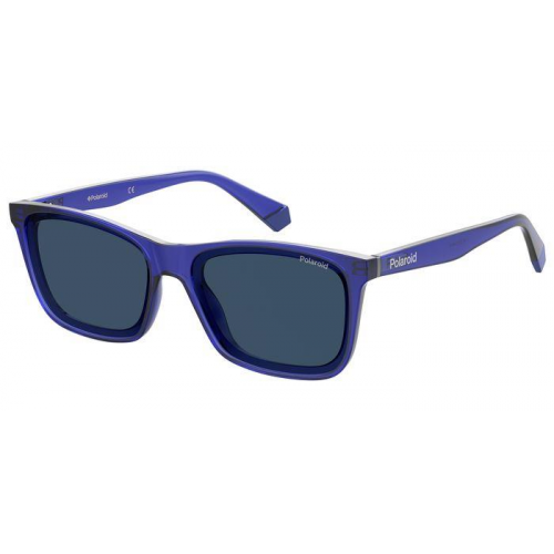 Sonnenbrillen  Polaroid Pld 6144/s col. pjp/c3 Unisex Rechteckig Blau