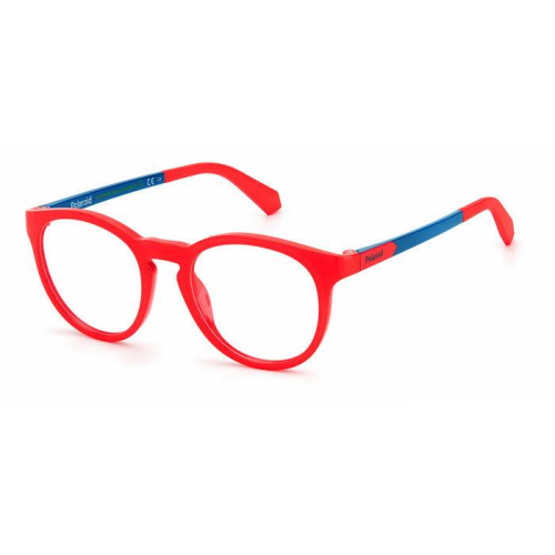 Brille  Polaroid Pld d823 col. 4e3 Kinder Runden Rot