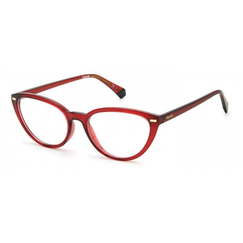 Brille  Polaroid Pld d432 col. c9a Damen Cat eye Rot