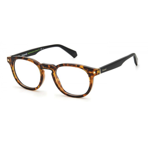 Brille  Polaroid Pld d435 col. 086 Damen Runden Havana