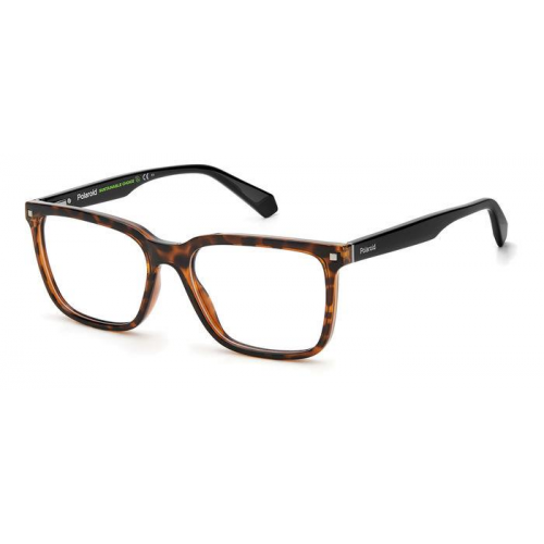 Brille  Polaroid Pld d436 col. 086 Herren Rechteckig Havana