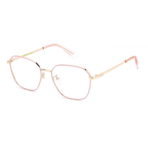 Brille  Polaroid Pld d437 / g col. s45 Damen Geometrische Pink gold