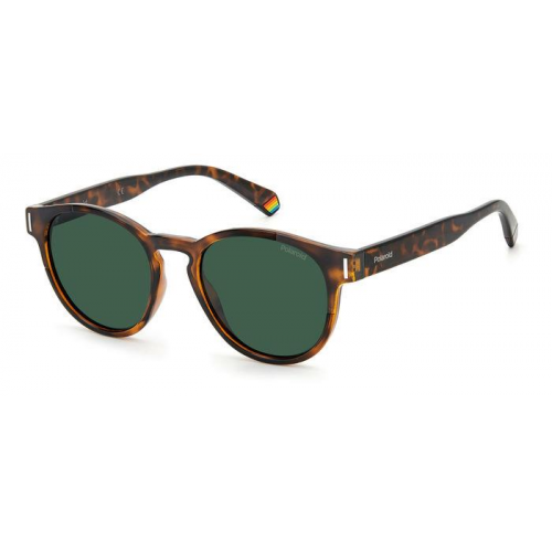 Sonnenbrillen  Polaroid Pld 6175/s col. 086/uc Unisex Runden Havana