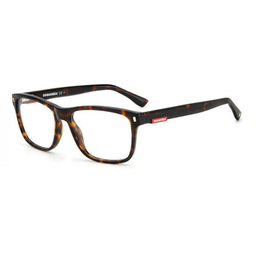 Brille  Dsquared2 D2 0007 col. 086 Herren Rechteckig Havana