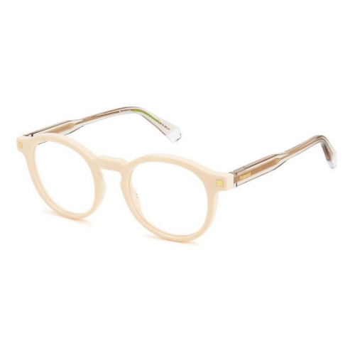 Brille  Polaroid Pld d492 col. szj Herren Runden Elfenbein