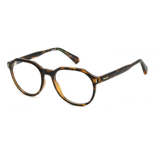 Brille  Polaroid Pld d483 col. 086 Unisex Geometrische Havana