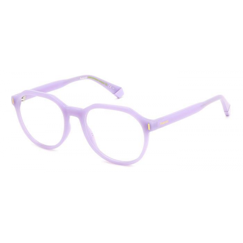 Brille  Polaroid Pld d483 col. 789 Unisex Geometrica Lilla