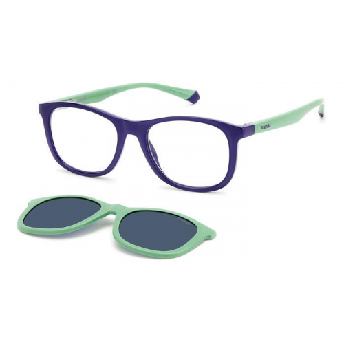 Brille  Polaroid Pld 8054/cs col. rnb/c3 Junior Squadrata Blu