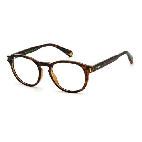 Brille  Polaroid Pld d452 col. 086 Unisex Rotonda Havana